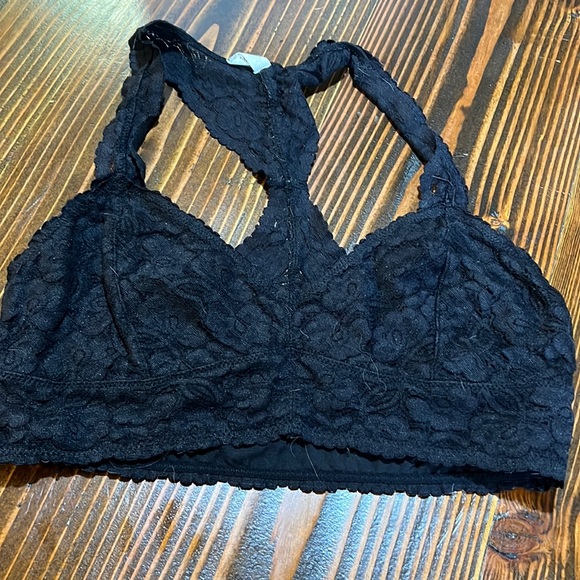 Free People Other - M Free people lace bralette black